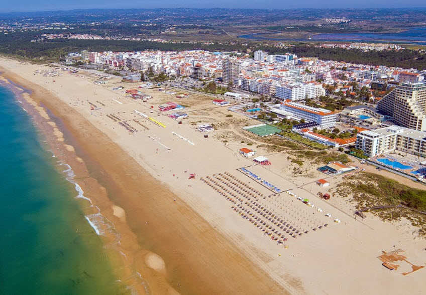Praia Adão e Eva, Monte Gordo, Portugal, Portugal